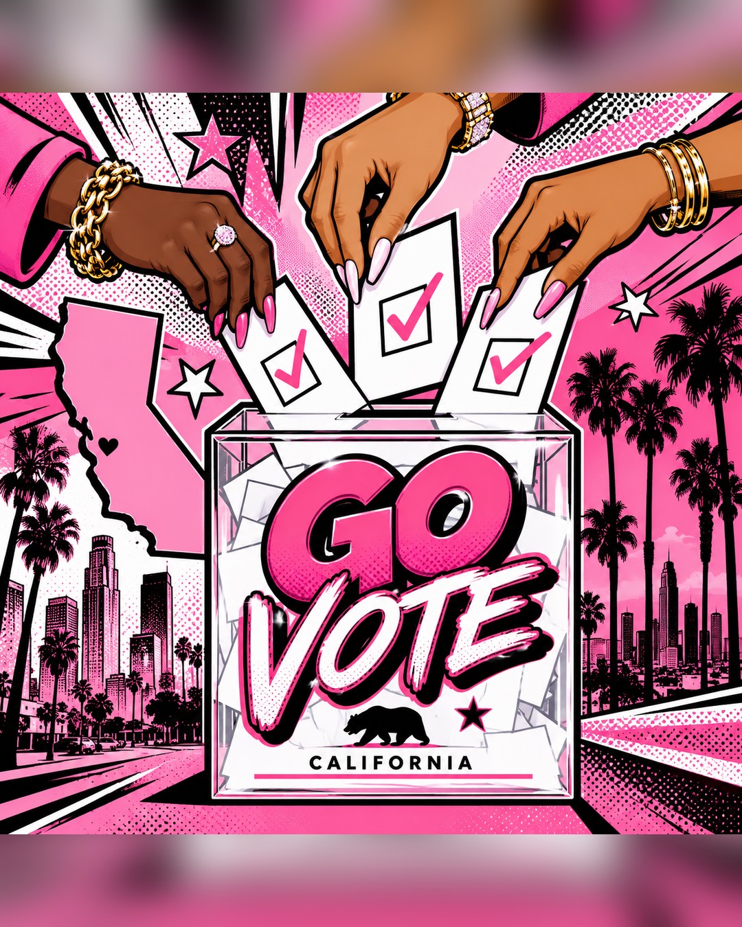 Go Vote, California — Highlighting the POC Democrats on Tuesday's Ballot