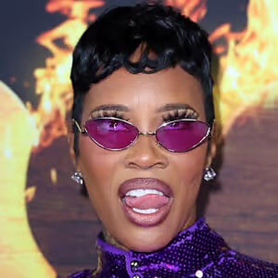 MY YUNTIE in the flesh — the Pettiness Olympics' reigning champ, serving face and flame-print everything. Photo supplied to the desk by the editor-in-chief. We love you over here, sis.
